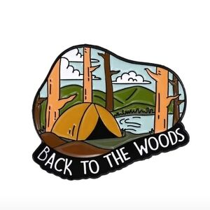Back to the Woods Enamel Pin